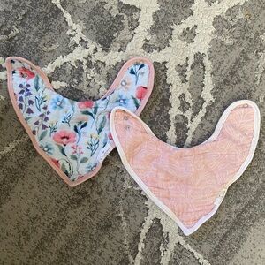 Loulou Lollipop Bandana Bibs - set of 2